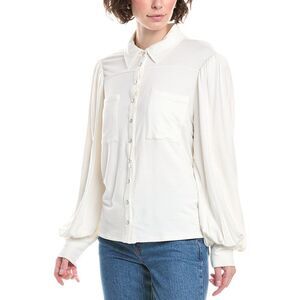 Robertson + Rodeo Womens  Lenox Shirt, White
